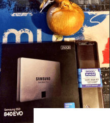 SSD Samsung 840 EVO + GoodRam 2x4GB