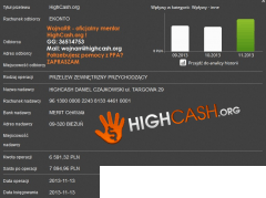 HighCash.org Październik 2013