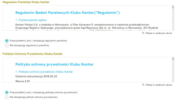 klub kantar rejestracja