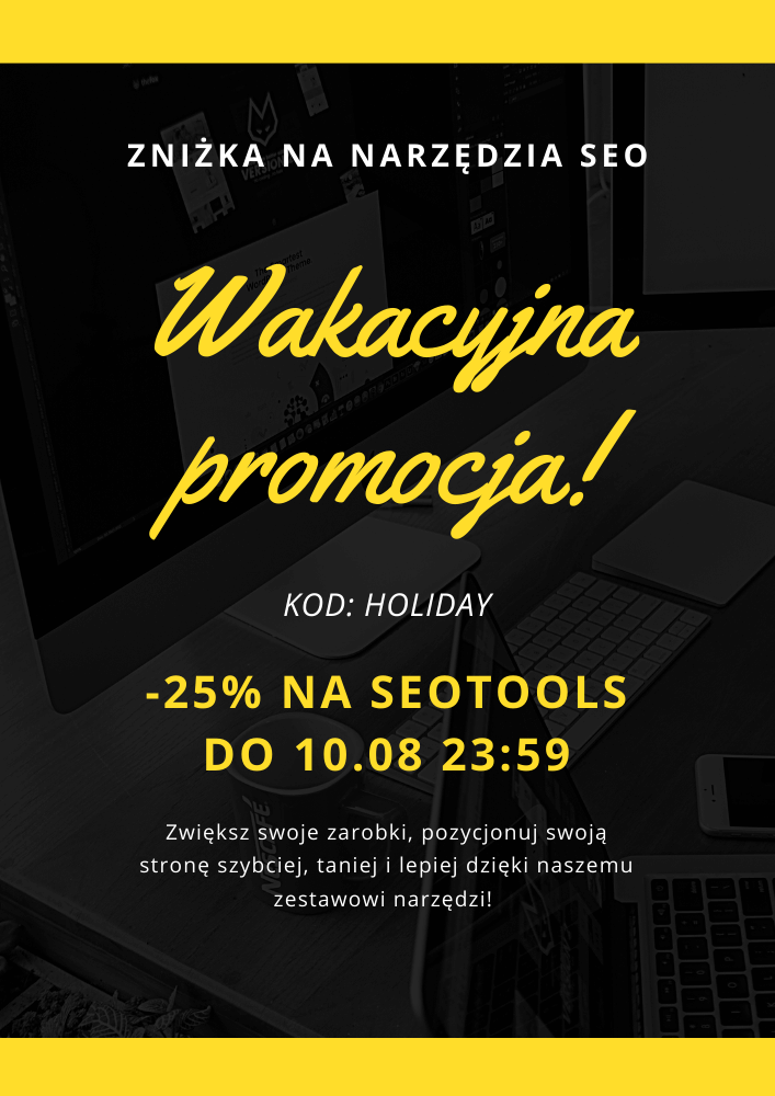 Zniżka na SeoTools!