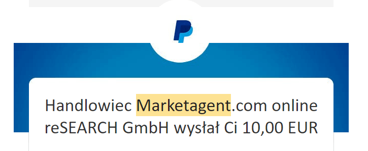 Wypłata MarketAgent