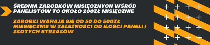 Średnia zarobków na wypełnianiu ankiet