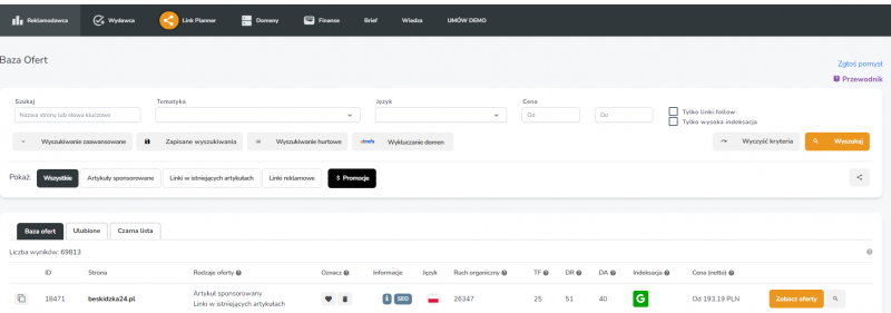 linkhouse - katalog artykułów sponsorowanych