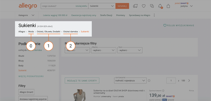 allegro share - naliczanie prowizji kategorie