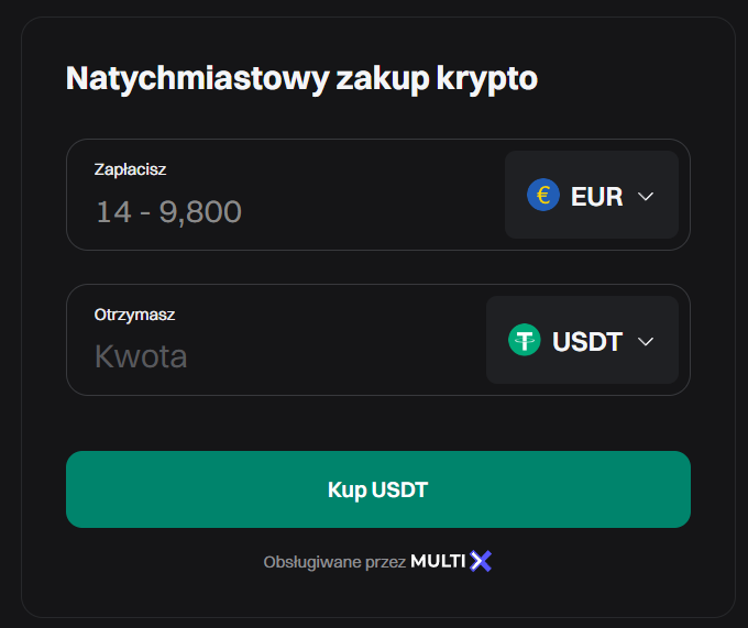 Bidget handel kryptowalutami