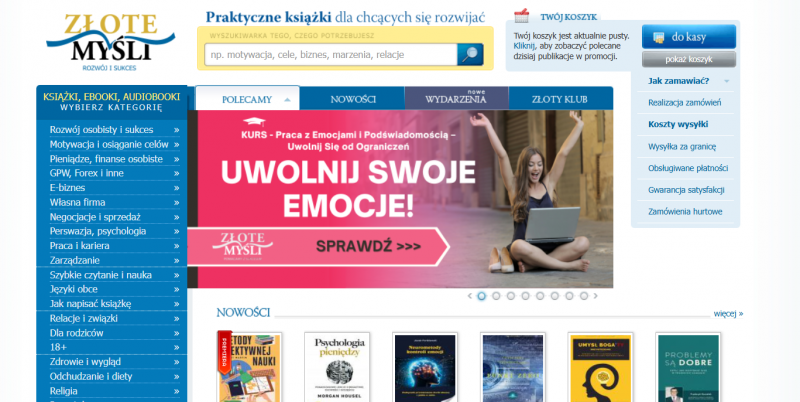 Złote myśli - program partnerski książek - opinia i recenzja