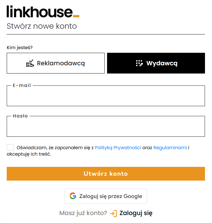 linkhouse - rejestracja - opinie
