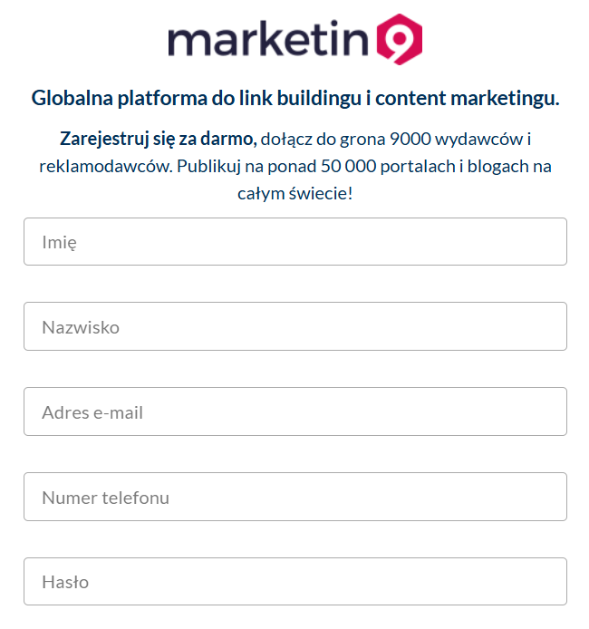 marketin9 - rejestracja - opinie