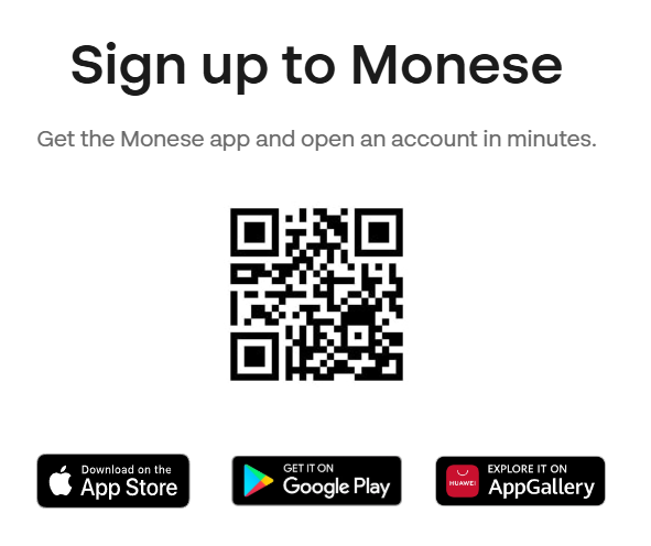 monese - rejestracja - opinie