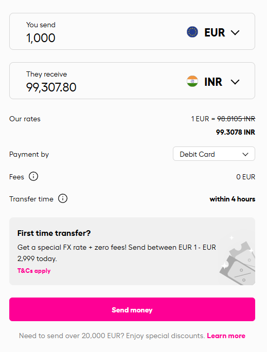 Instarem.com - wymiana walut