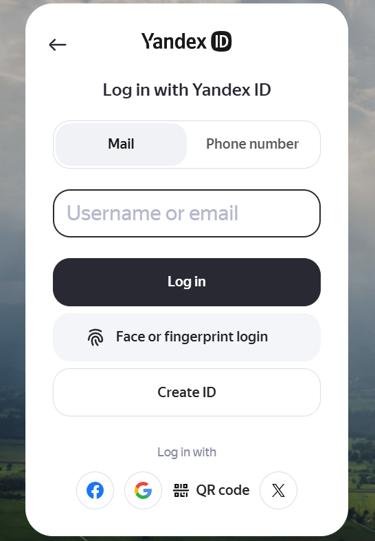 yandex ads - rejestracja