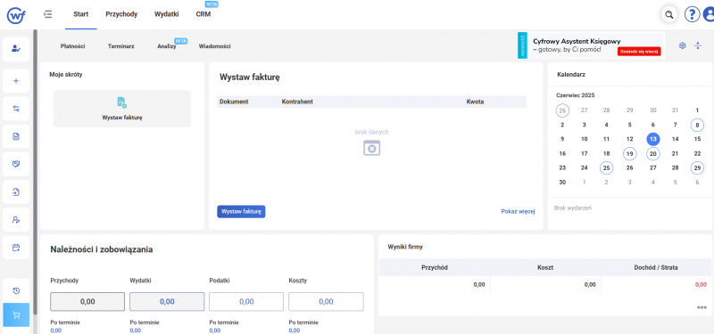 wfirma.pl - panel - opinie