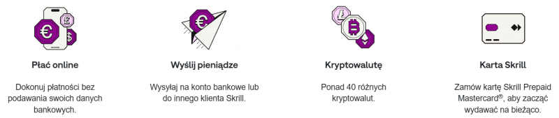 Skrill - funkcjonalności - opinie