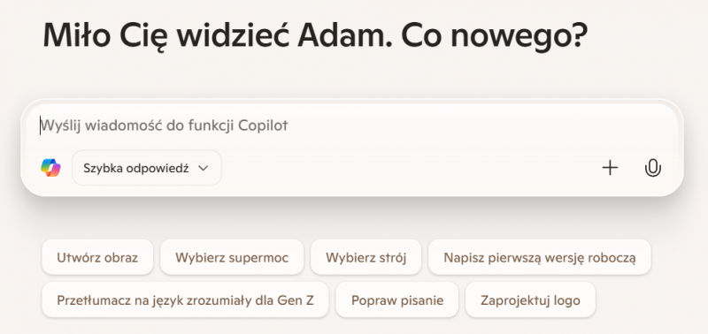 copilot microsoft - czat z asystentem AI