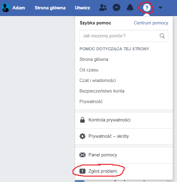 kontakt z facebookiem i instagramem (metą)