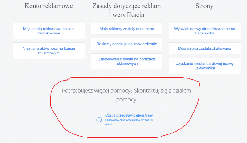 kontakt z instagramem i facebookiem
