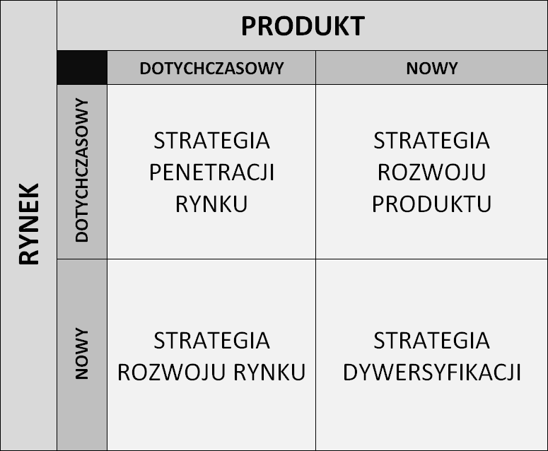 Macierz Ansoffa - strategie rozwoju własnego sklepu internetowego w e-commerce