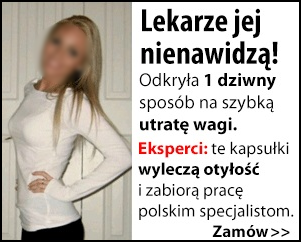 przykład bannera - "lekarze jej nienawidzą"