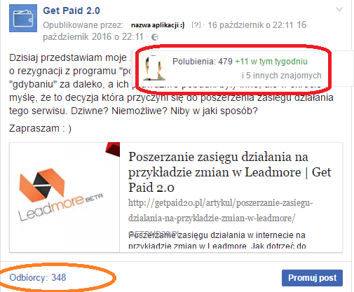 zasięg postów na facebooku