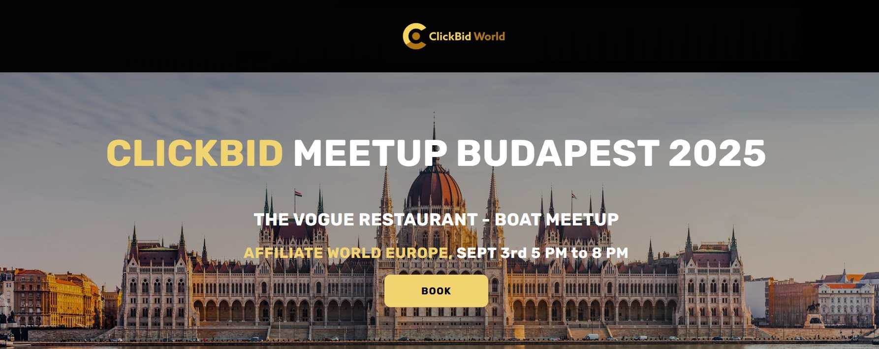 MeetUp ClickBid - spotkanie afiliacyjne w Budapeszcie (Węgry) 2025