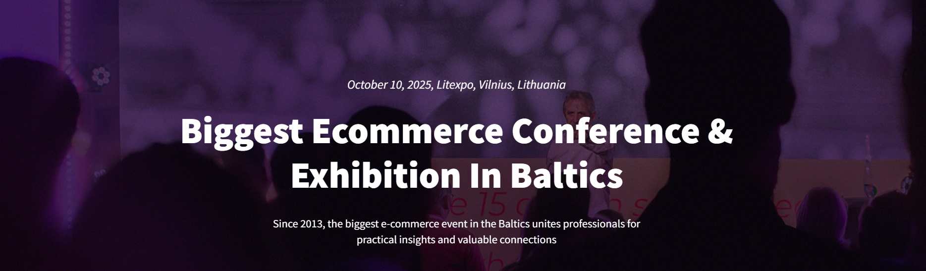 EcomExpo - konferencja i targi e-commerce w Wilnie (Litwa) 2025