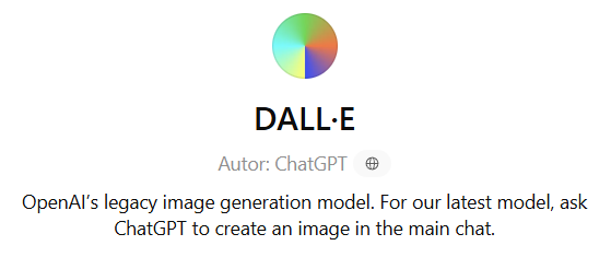dall-e - panel poleceń
