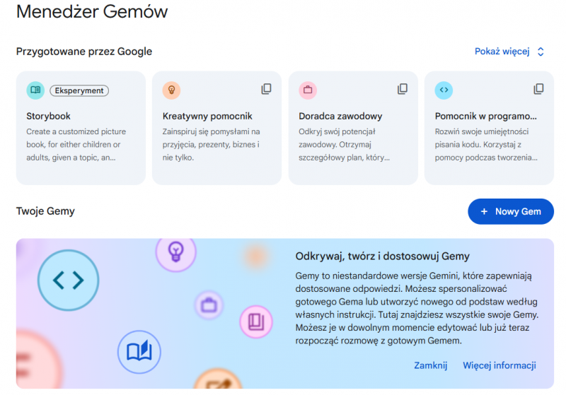 google gemini recencja - czym są gemy
