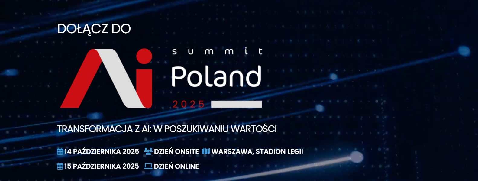 AI Summit Poland - konferencja na temat sztucznej inteligencji w Warszawie (Polska) 2025