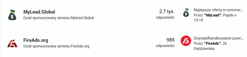 przykład działów sponsorowanych