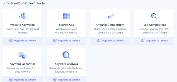 similarweb - funkcjonalności seo - opinia