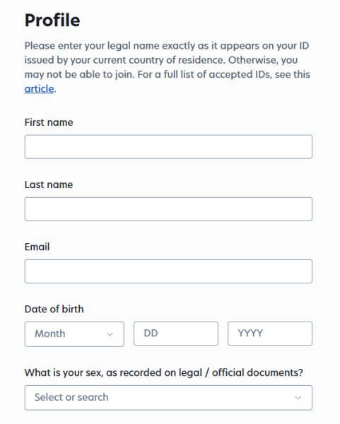 profilic.com - rejestracja