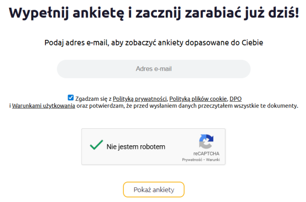 rejestracja w surveyo24.com