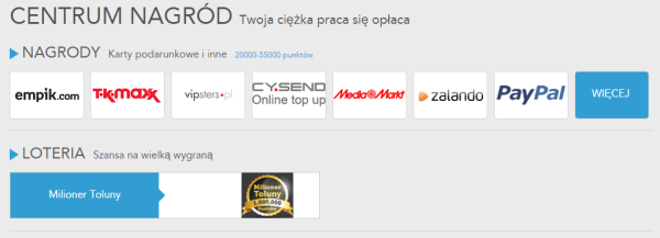 toluna - centrum nagród