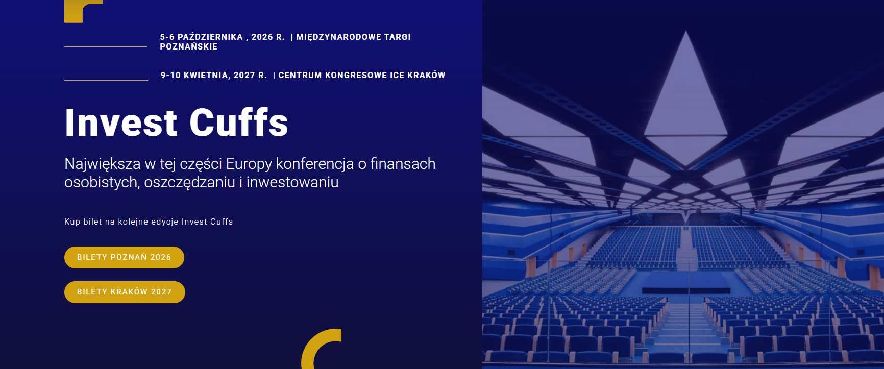 Invest Cuffs Poznań 2026 - Kongres Inwestycyjny