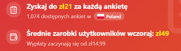 grabpoints - stawki za ankiety