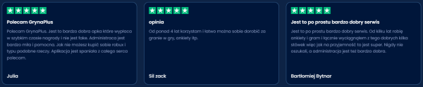 grynaplus.pl - opinie użytkowników z trustpilot